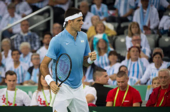 Copa Davis: Del Potro impuso su autoridad, le ganó a Karlovic y la serie está 1-1 | Deportes
