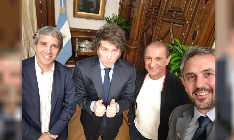 Ramón Díaz de visita en la Casa Rosada tras la expropiación de su campo en La Rioja | Política