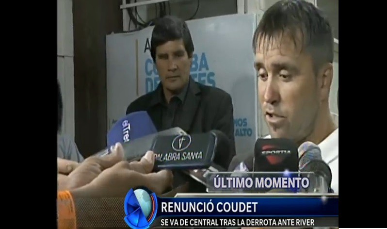Vice de Rosario Central lamentó la renuncia de Coudet: "No tuvo la despedida que se merecía" | Deportes