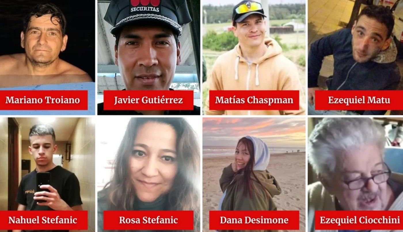 Quiénes son los ocho fallecidos en el derrumbe del hotel Dubrovnik en Villa Gesell | Actualidad