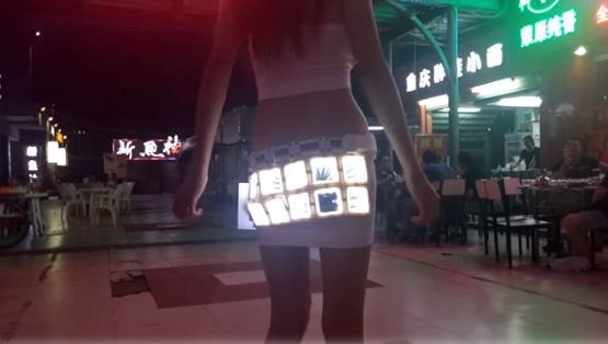 Ingeniera china crea una minifalda hipnótica | Curiosidades