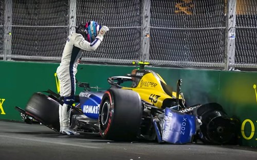 Colapinto, sobre su accidente en Las Vegas: "Quedé medio bobito" | Deportes