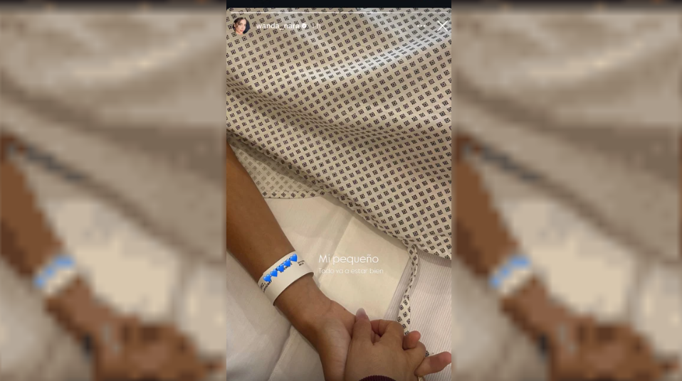 "Todo va a estar bien": Internaron a uno de los hijos de Wanda Nara | Espectáculos