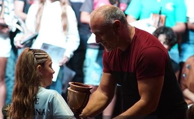 La pequeña karateca Josefina Guerra recibió el premio "Revelación de oro" | Deportes