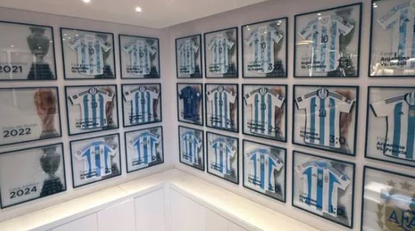 Lionel Messi revela su museo personal de camisetas en Rosario | Deportes