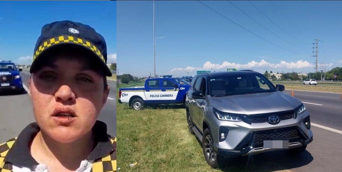 Lo multaron por exceso de velocidad y le pegó una trompada a una policía | Actualidad