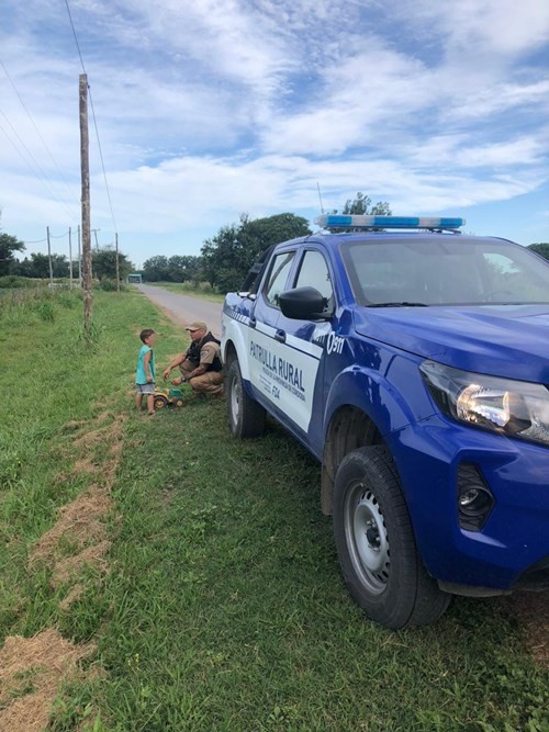 Tiene dos años, se fue de su casa y la Policía lo encontró a dos kilómetros | Actualidad