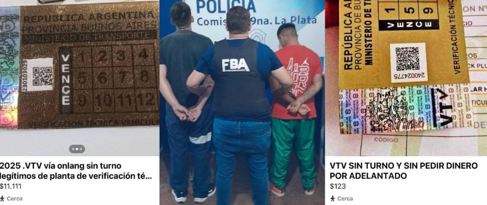 Desbarataron una banda que por $50.000 vendía obleas truchas de la VTV para autos en mal estado | Actualidad