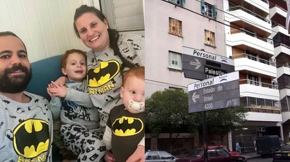 Quieren cambiar el nombre de la calle "Estado de Palestina" por "Familia Bibas" | Actualidad