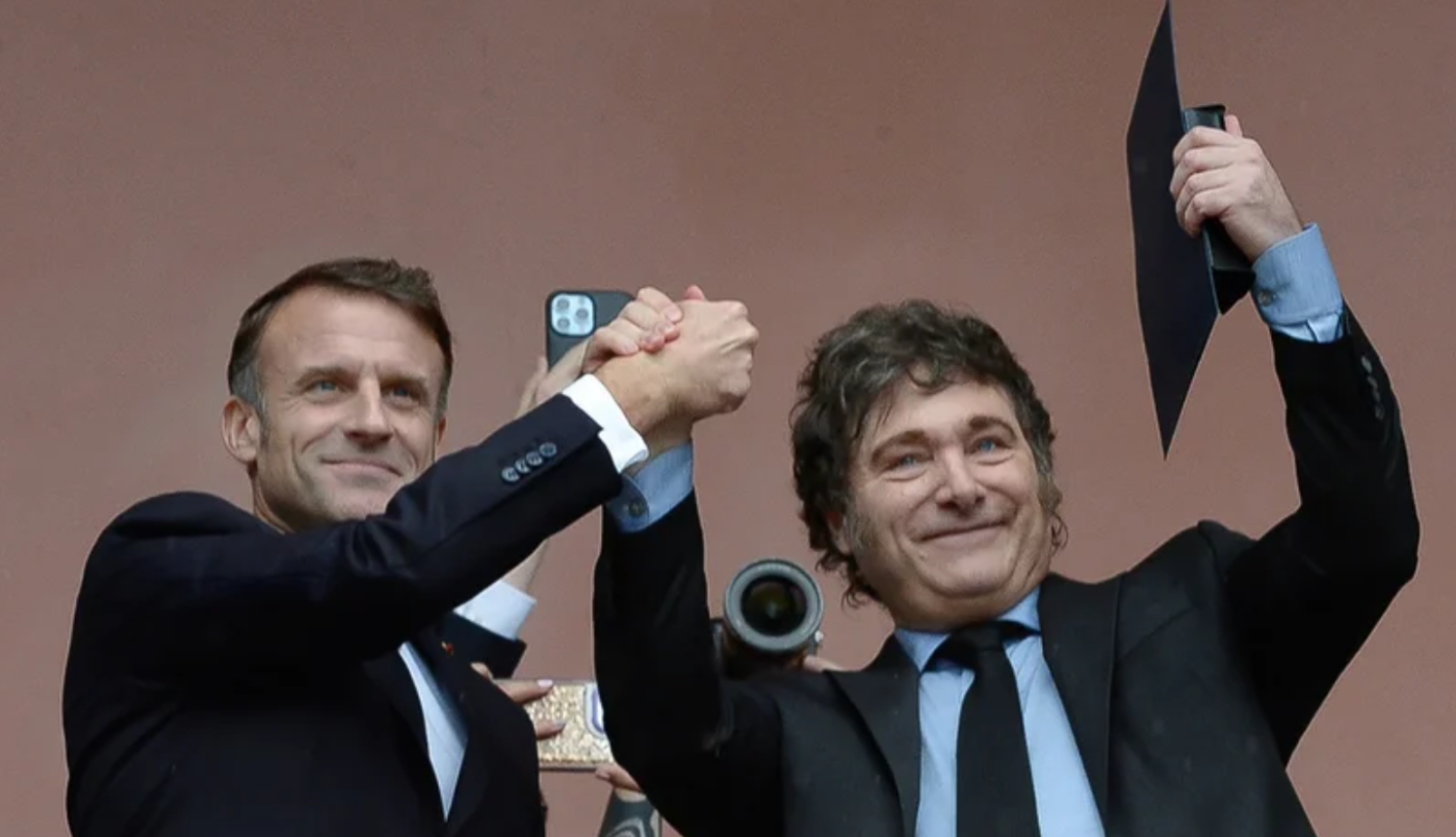 Milei habló con Macron sobre la situación económica de Argentina y recibió apoyo | Política