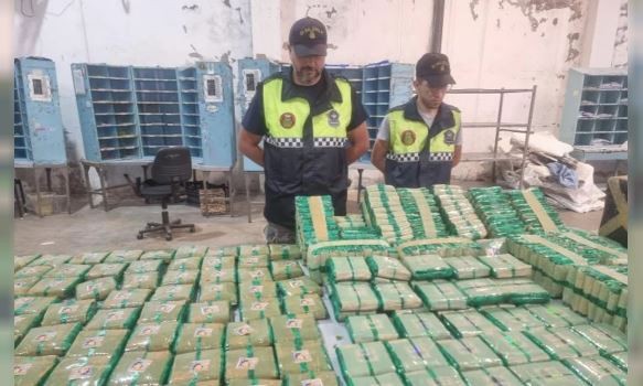 Secuestraron 166 kilos de hojas de coca en un centro logístico de un correo | Actualidad