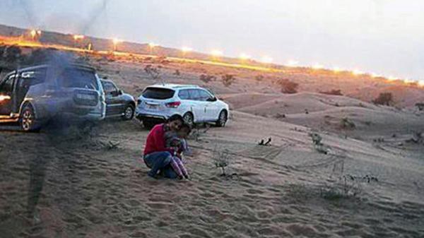 Foto aterradora: ¿hay un fantasma en esta imagen sacada en el desierto? | Curiosidades