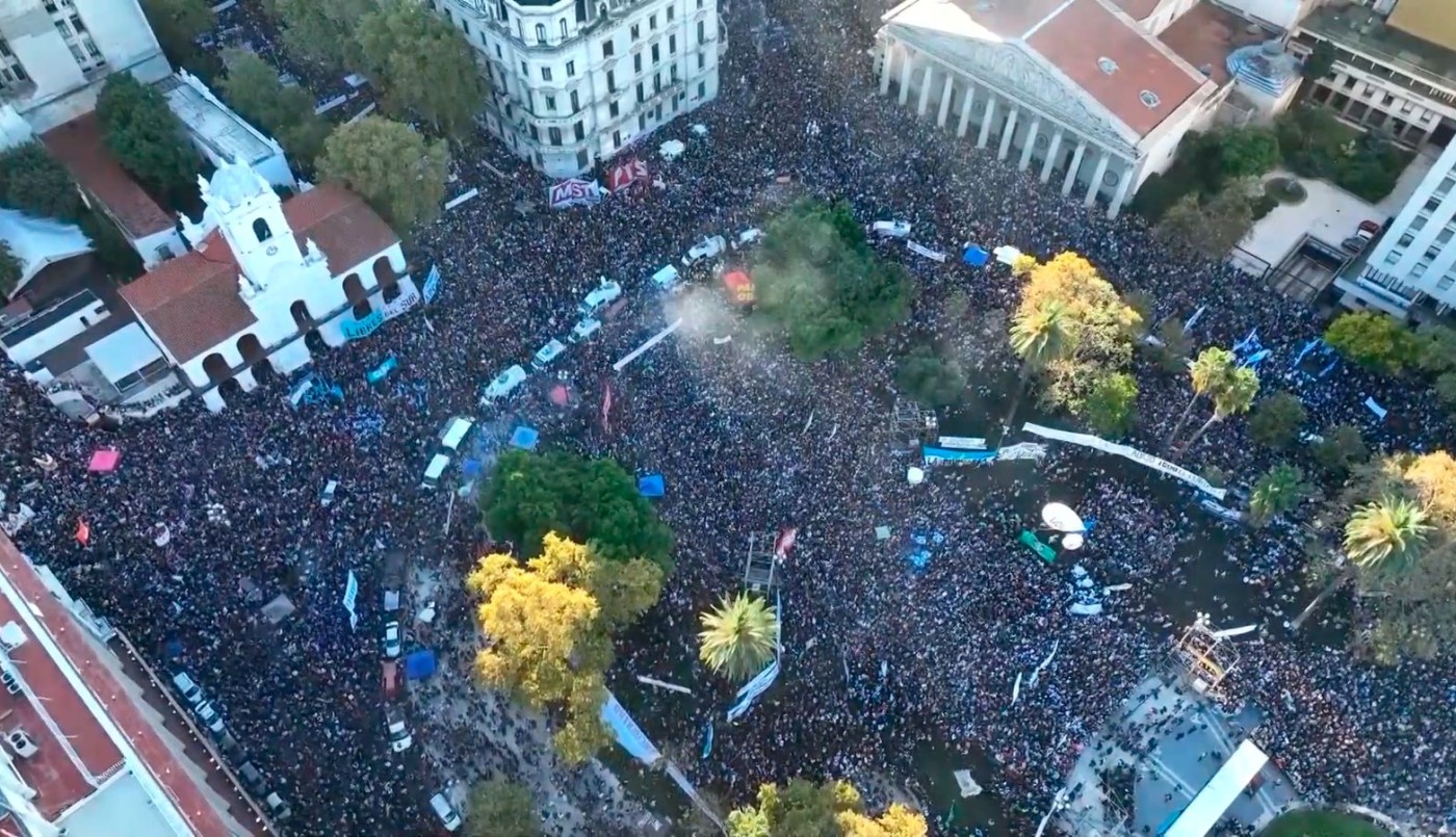 Se cumple un año de la masiva marcha federal universitaria | Actualidad