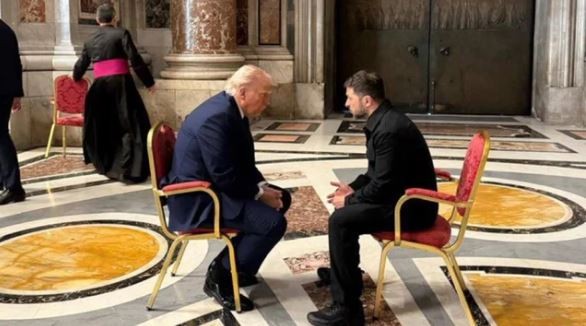 Volodimir Zelenski se reunió con Donald Trump en Roma | Internacionales