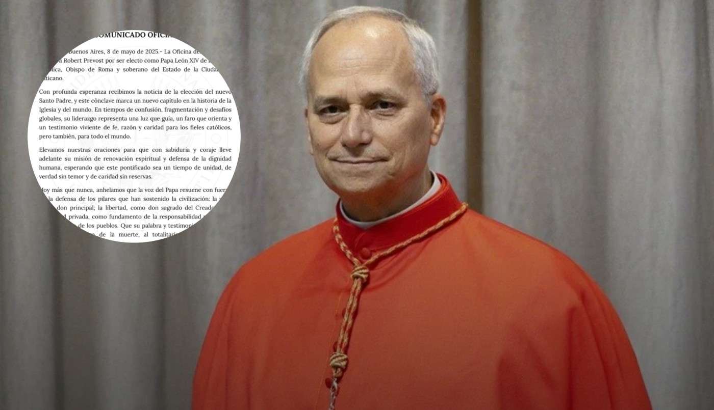 El Gobierno felicitó a Prevost por ser electo como papa: "Marca un nuevo capítulo en la historia de la Iglesia y del mundo" | Política