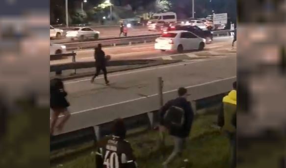 Incidentes en la General Paz entre hinchas de Platense y River | Actualidad