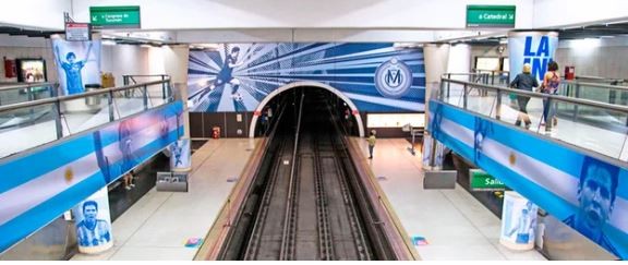 Una estación del subte de Buenos Aires esconde una galería de arte | Actualidad