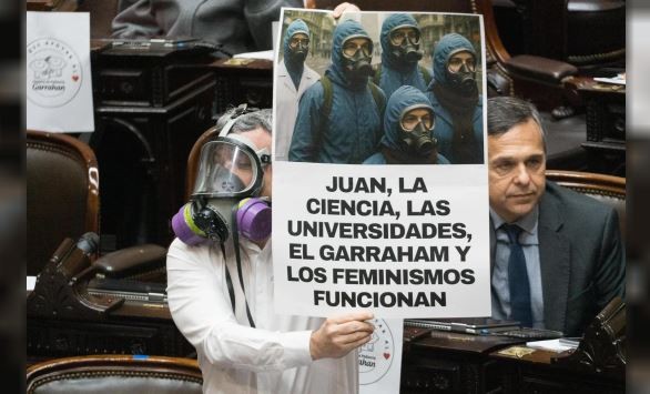 El diputado Esteban Paulón se presentó en el recinto vestido como “El Eternauta” | Política