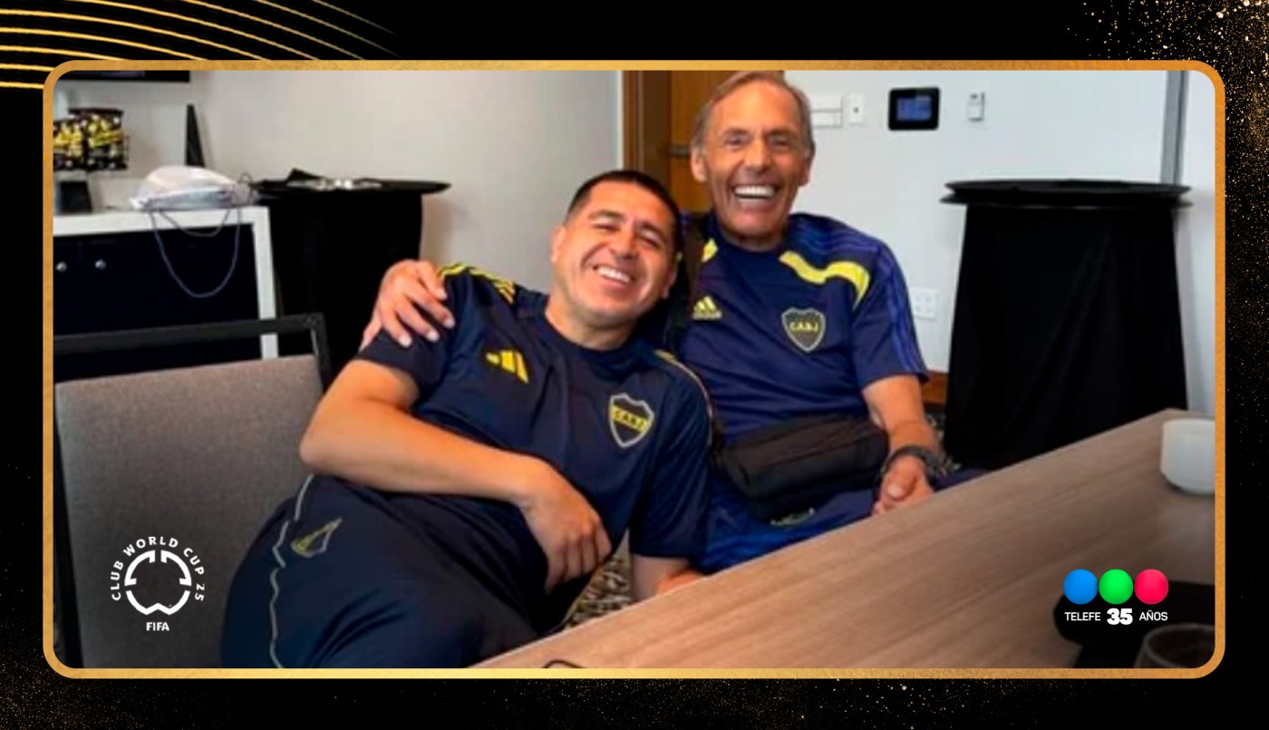 "Todos juntos, vamos Boca": Riquelme y Russo, unidos antes del choque con el Bayern Múnich | Mundial de Clubes