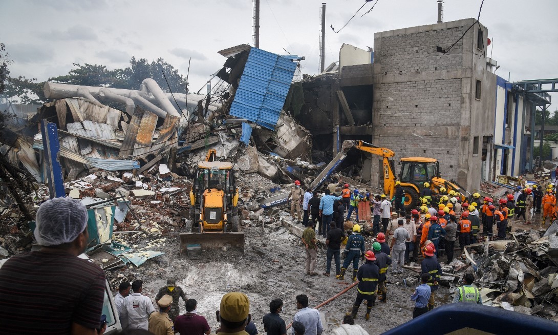 Una explosión en una fábrica química de India deja una saldo de 35 muertos | Internacionales