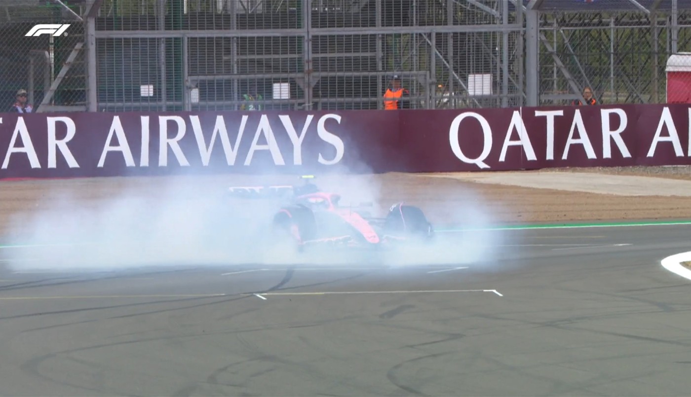 Colapinto finalizó en el decimoctavo lugar de la práctica libre 3 del Gran Premio de Gran Bretaña | Deportes