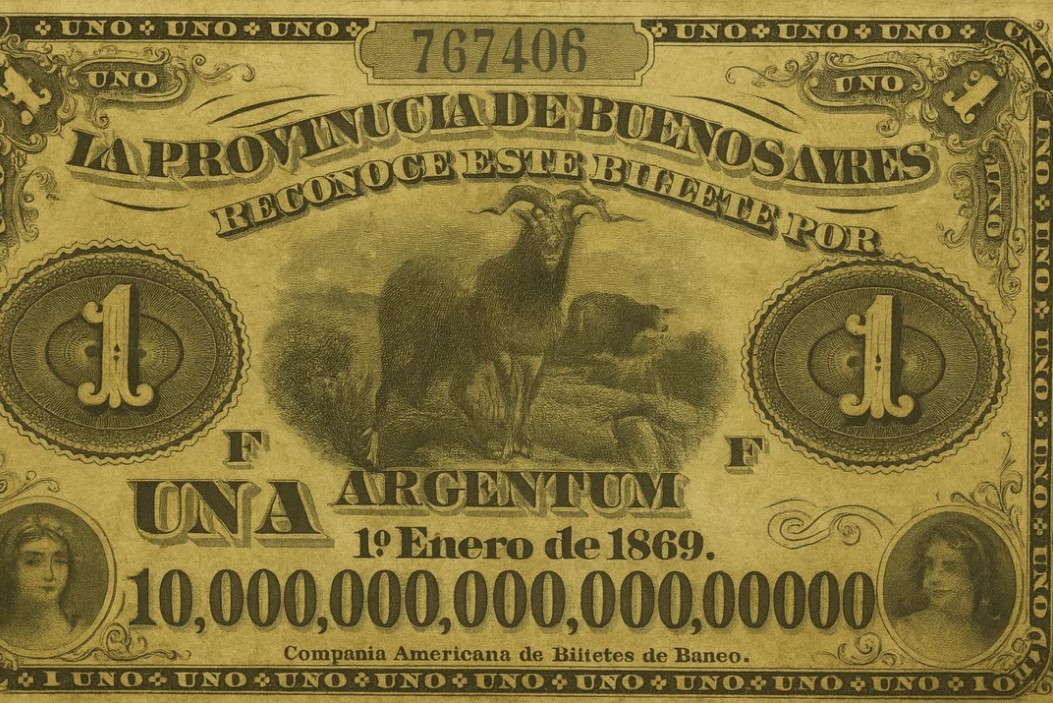 La triste devaluación del peso: $1 de 1825 hoy valdría 10 cuatrillones de Argentum | Economía
