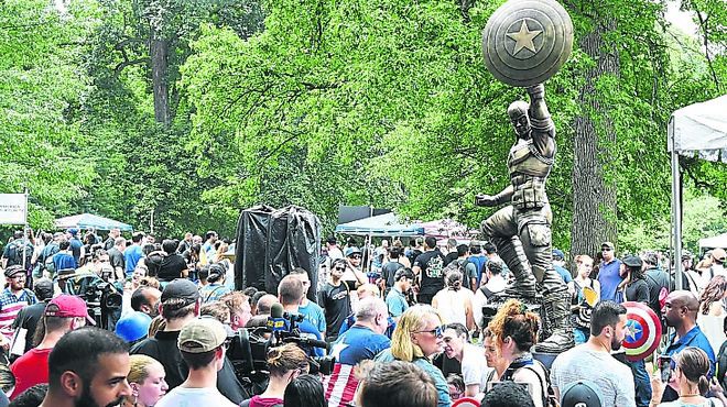 Nueva York ya tiene el monumento al Capitán América | Espectáculos