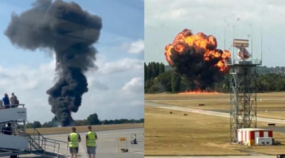 Un avión se estrelló al despegar en Londres | Internacionales