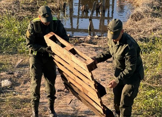 Destruyeron 25 puentes clandestinos en Formosa: se utilizaban para el contrabando y el ingreso ilegal de personas | Actualidad