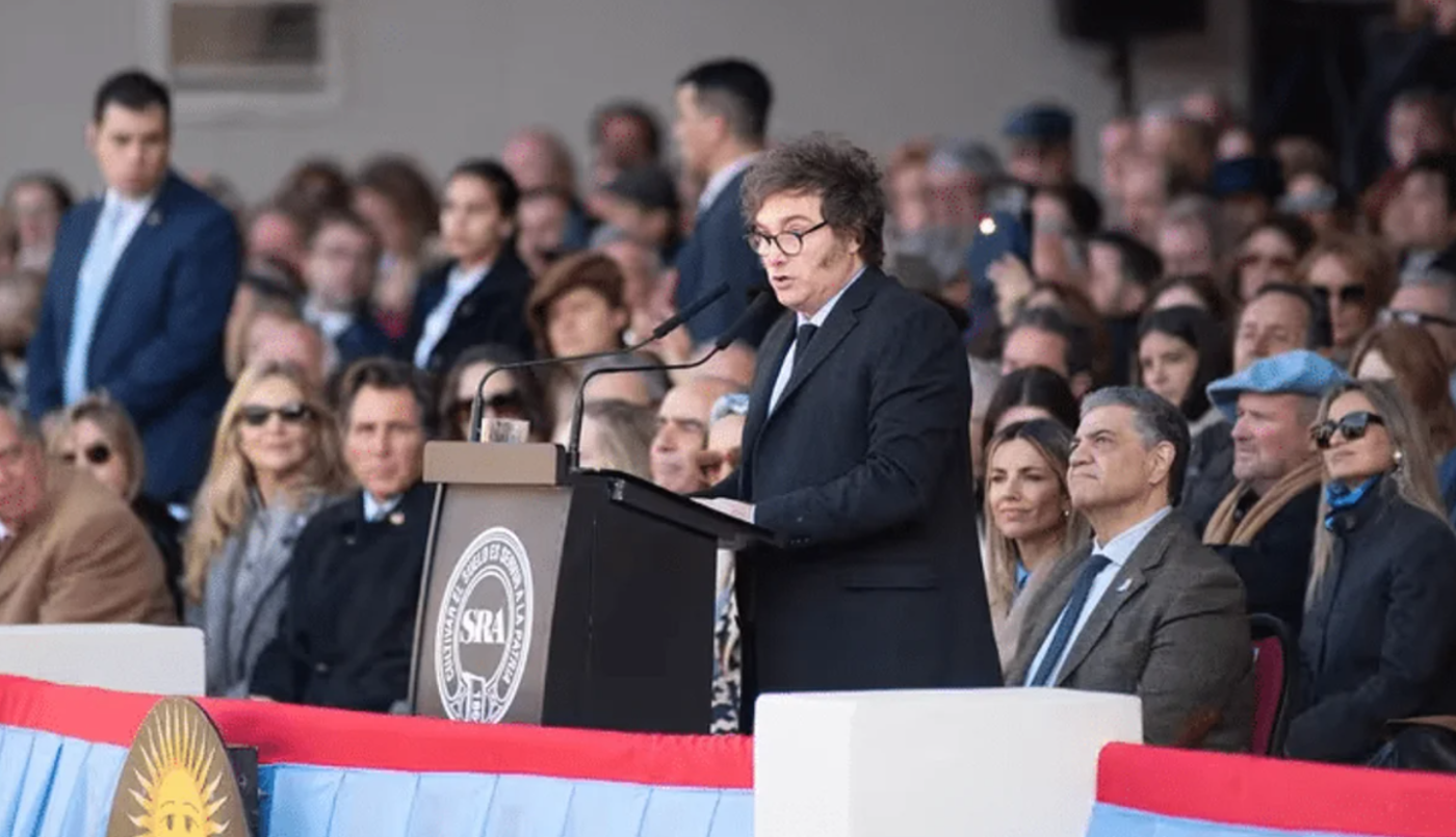 Javier Milei ya está en la Rural, hay expectativas por un anuncio para las retenciones a la carne | Política