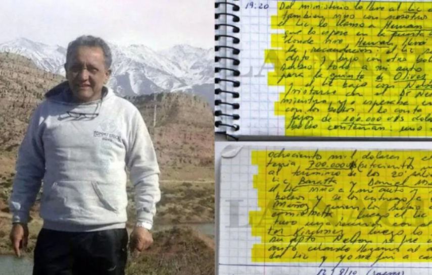 El tribunal incorporó el peritaje de Gendarmería que confirma a Centeno como autor de los cuadernos | Política