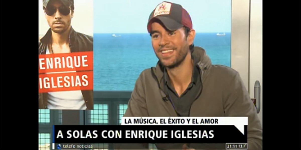 Telefe Noticias, a solas con Enrique Iglesias | Espectáculos