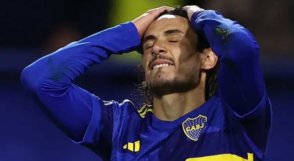 Alerta en Boca: Edinson Cavani sufrió una distensión y es duda para el partido con Central Córdoba | Deportes