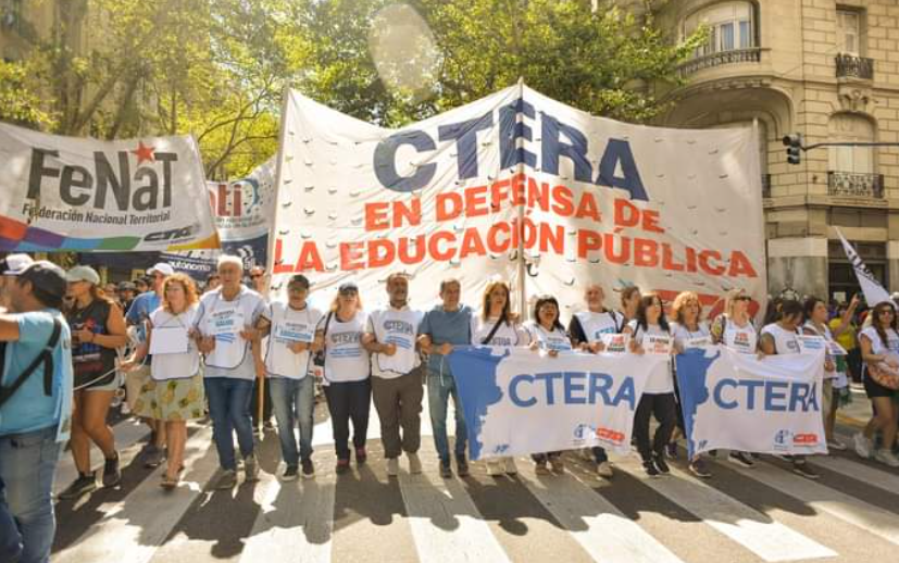 Ctera anunció paro nacional docente para el 14 de octubre y jornada de protesta este miércoles | Actualidad