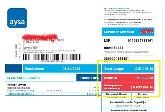 Una familia recibió la factura de agua más alta de la historia | Actualidad