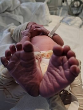 Nació Faustino, el hijo de Eva Bargiela y Gianluca Simeone: las primeras postales del bebé | Deportes