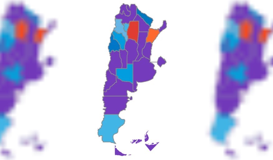 El mapa se pintó de violeta: uno por uno, los ganadores en las provincias | Política