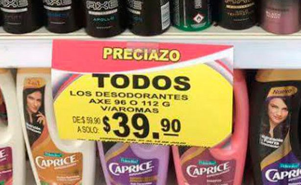 Leyó el cartel del supermercado, se llevó 235 desodorantes y pagó uno solo | Curiosidades