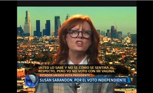 Susan Sarandon, por el voto independiente en Estados Unidos | Espectáculos