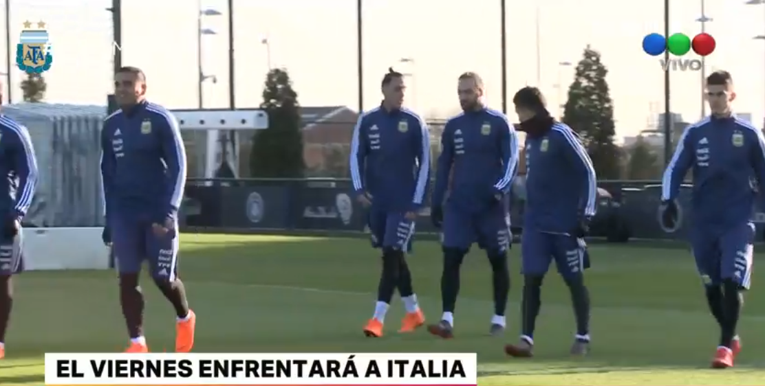 La Selección argentina se prepara para enfrentar a Italia: entrenamiento doble turno con Messi incluido | Deportes