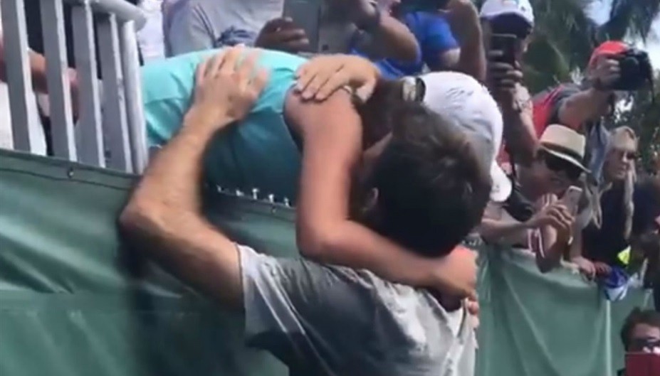 El enorme gesto de Juan Martín del Potro con su pequeña fan | Deportes