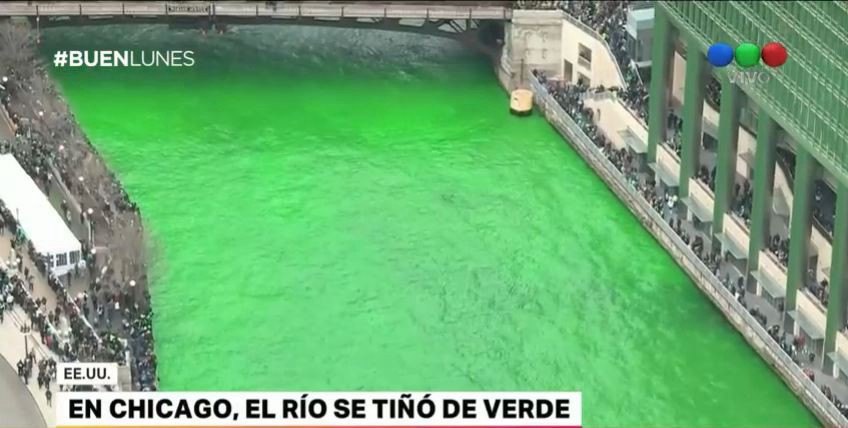 El río verde de Chicago por San Patricio | Curiosidades