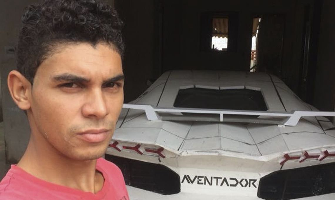 El mecánico brasileño que convirtió su Fiat Uno en una Lamborghini | Curiosidades