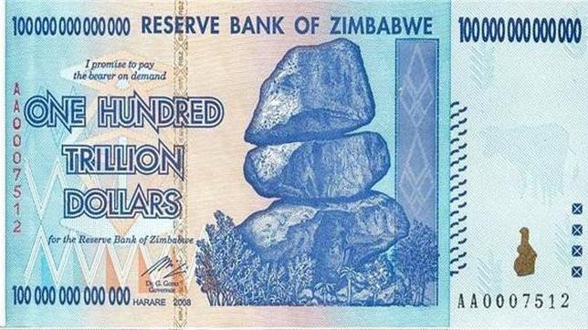 Zimbawe retira sus billetes de cien trillones | Internacionales