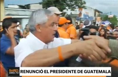 Renunció el Presidente de Guatemala | Internacionales