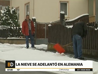 El invierno adelantó su llegada a Alemania | Internacionales