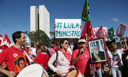 Asumió Lula como ministro en medio de manifestaciones en favor y en contra | Internacionales