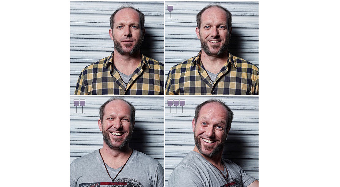 Así queda el rostro de las personas después de varias copas de vino | Internacionales