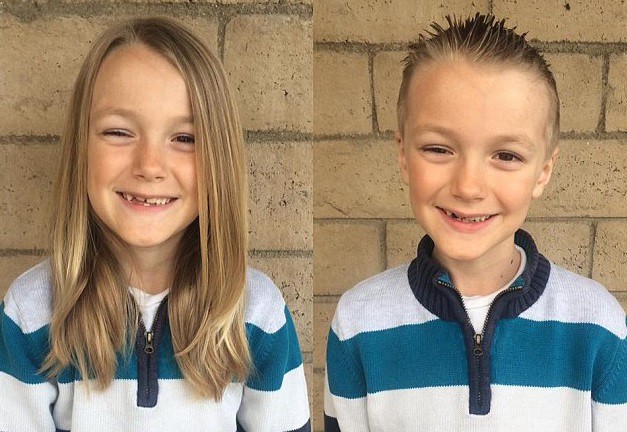 Niño que se dejó el pelo largo para donarlo a pacientes con cáncer fue diagnosticado con esa enfermedad | Internacionales