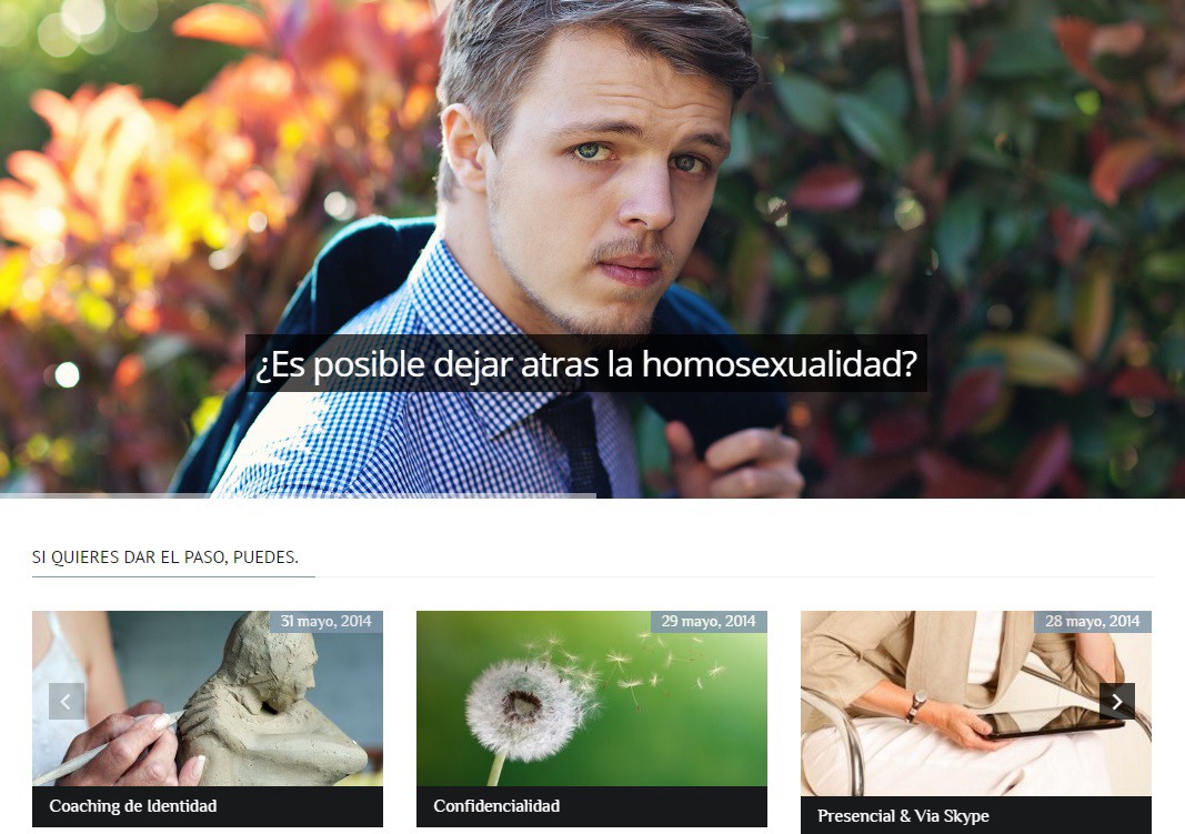 Página web ofrece terapias para "curar" la homosexualidad | Internacionales